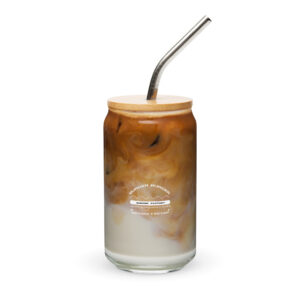 Vaso con forma de lata Burger factory