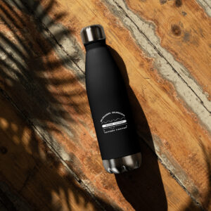 Botella de agua Burger Factoy de acero inoxidable