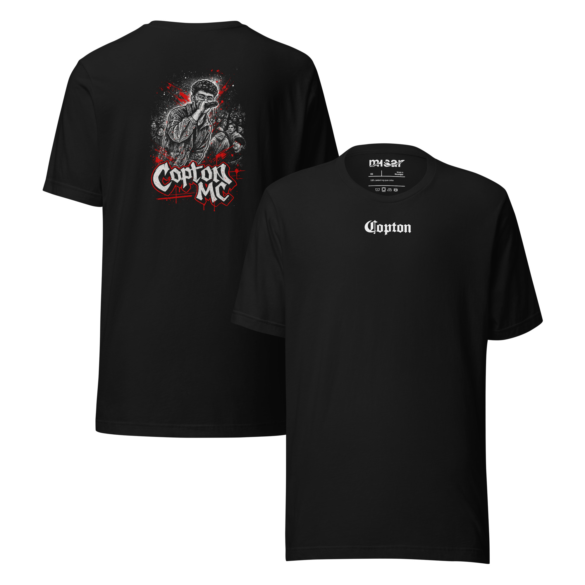 Camiseta de manga corta copton
